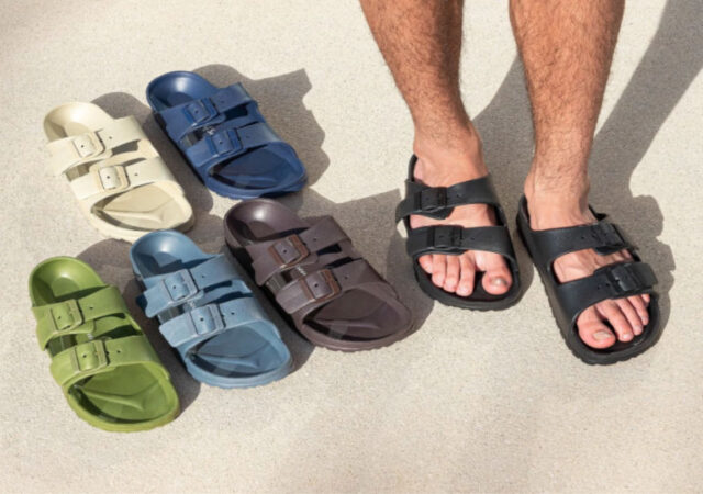 Men's Double Buckle Foam Sandals