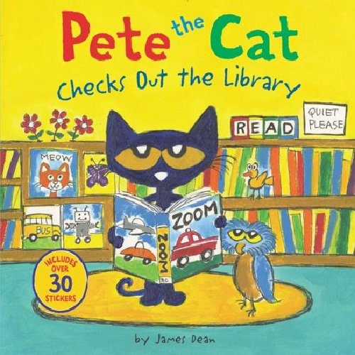 Pete the Cat Books on Sale - Checks Out the Library Book