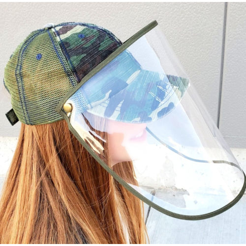 Trendy Cap with Face Shield