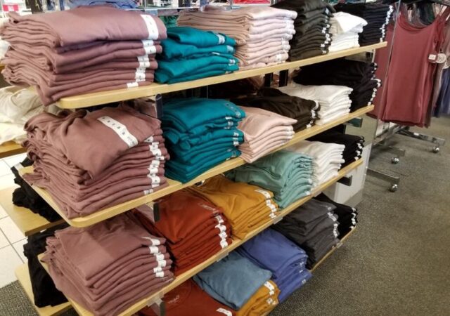 Croft & Barrow Tees - tees on shelf in store