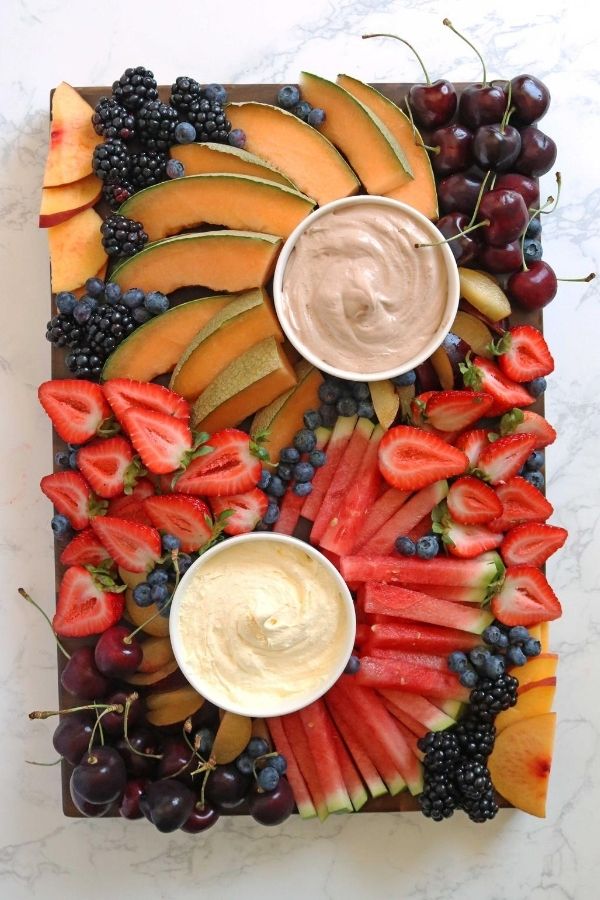 fruit dessert tray 