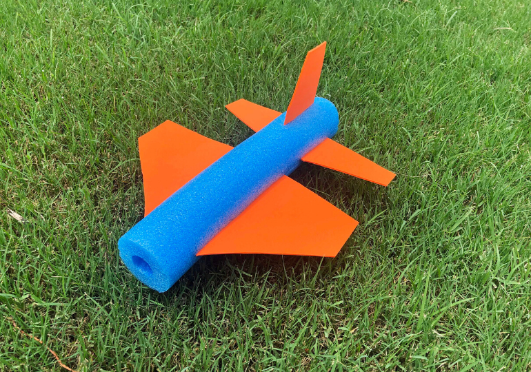 foam pool noodle craft plane