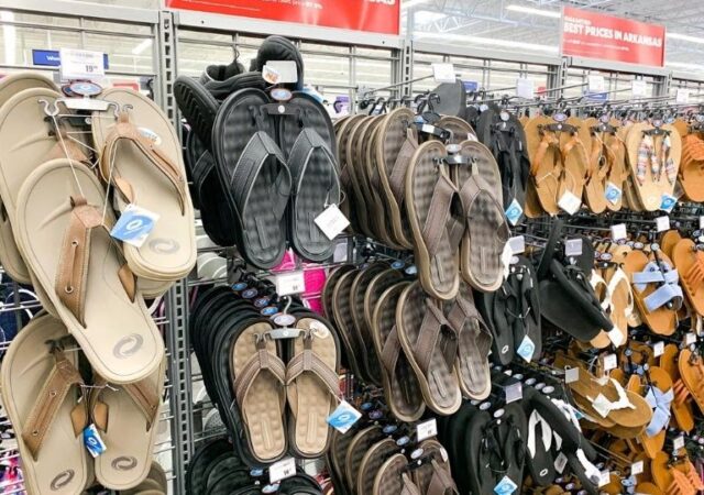 Academy Sandals on Sale - sandals on display in store