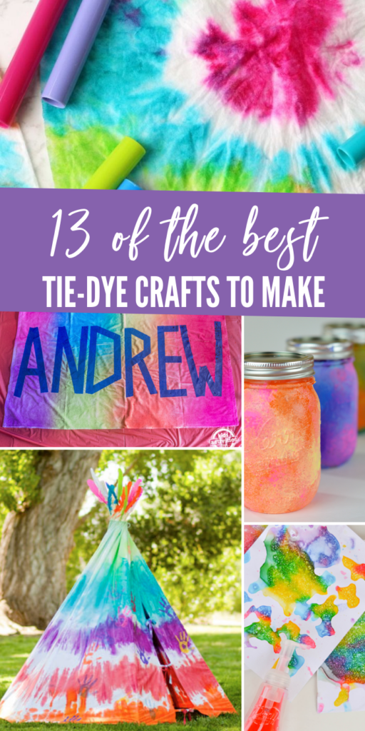 Here are 13 of the best tie dye crafts to make for a colorful and fun activity for you or your kids. Tie dye DIY crafts are some of our favorites. #passion4savings #tiedye #crafts #art #DIY #forthehome #kids #fun #colorful #crafting tie dye crafts