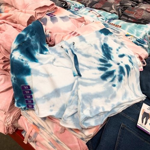 tie dye shorts 