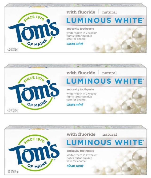 Tom's of Maine Toothpaste on Sale - toothpaste