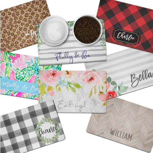 Custom Name Pet Mats