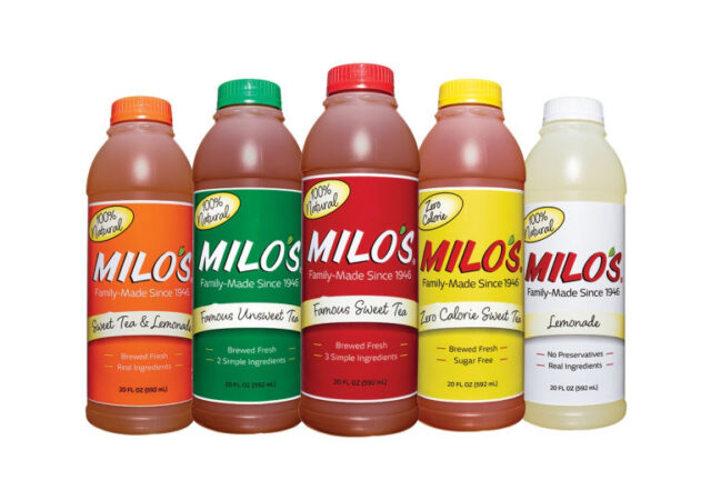 Free Milo’s 20 Oz. Tea or Lemonade