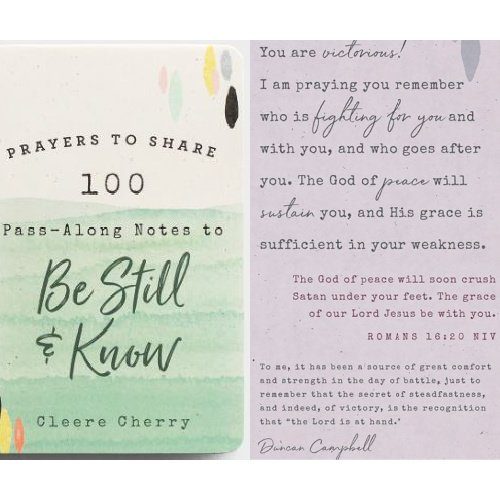 Prayers to Share on Sale - Be Still and Know Book
