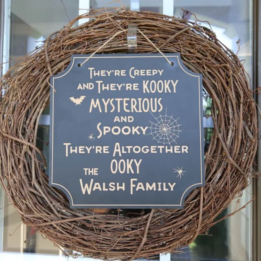 Personalized Halloween Signs