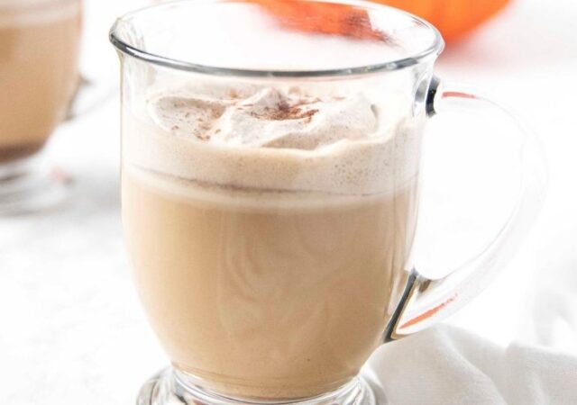 pumpkin dalgona coffee