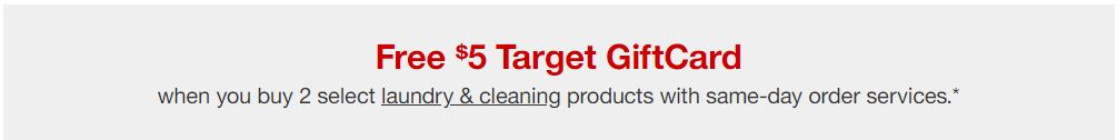 $5 Target Household Gift Card Deals on Tide, Downy & More!