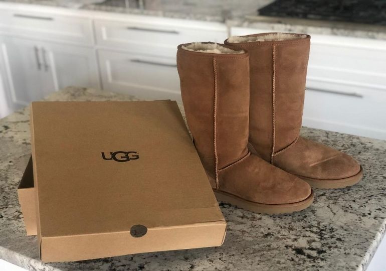 ugg leather boots clearance