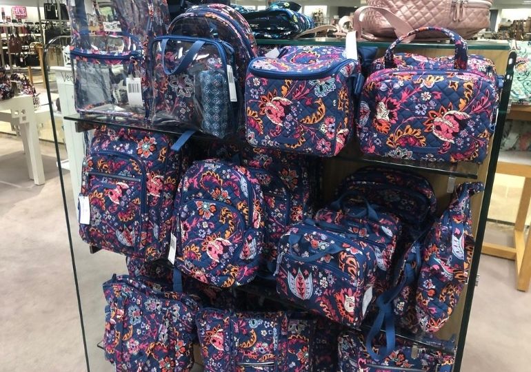 Vera Bradley Bradley Deals, purple bags in store