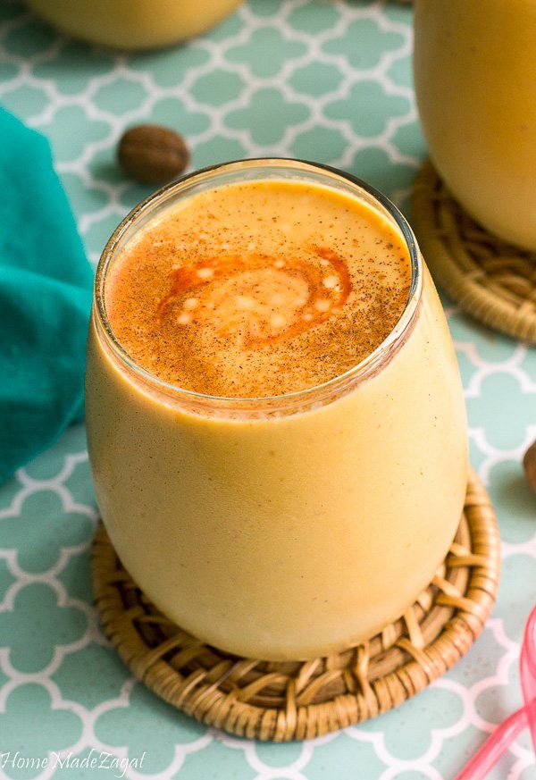pumpkin punch on a coaster 