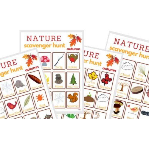 FREE Printable Fall Scavenger Hunt for Kids