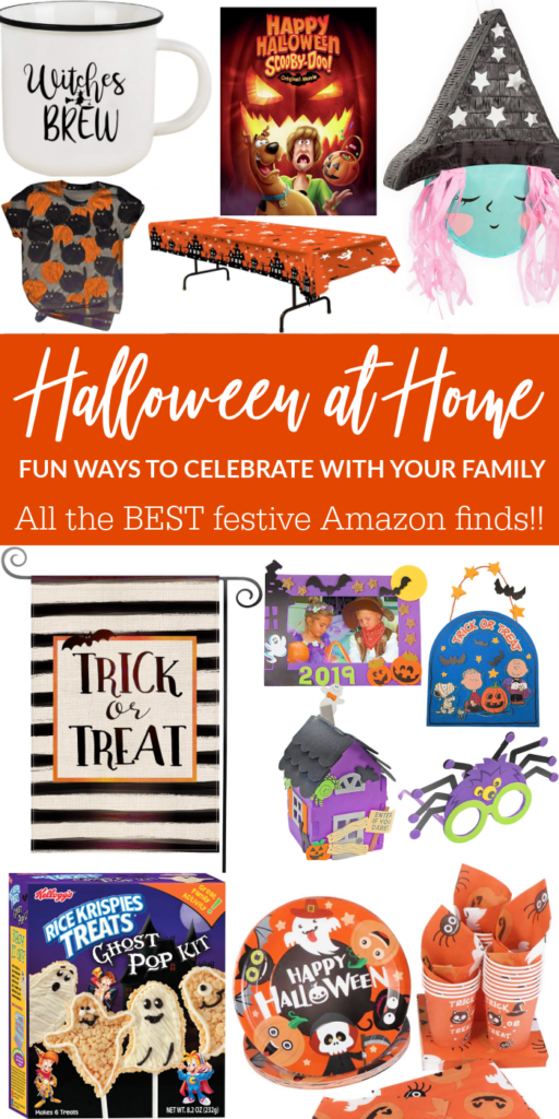 If you decide against traditional trick-or-treating this year for your family, there are still plenty of ways you can have a festive Halloween at home! #passion4savings #halloween #athome #stayathome #socialdistance #food #activities #movies #forkids #fun #ideas Halloween at Home