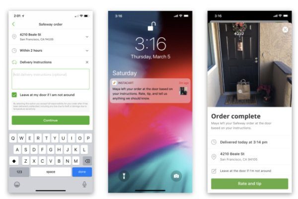How Does Instacart Work - screenshot of delivery