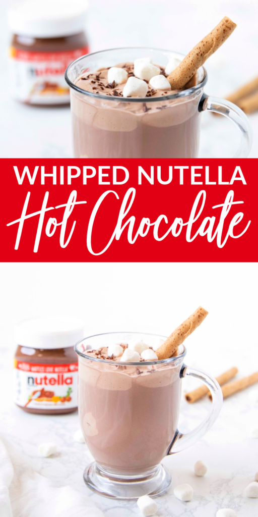 Nutella Whipped Hot Chocolate