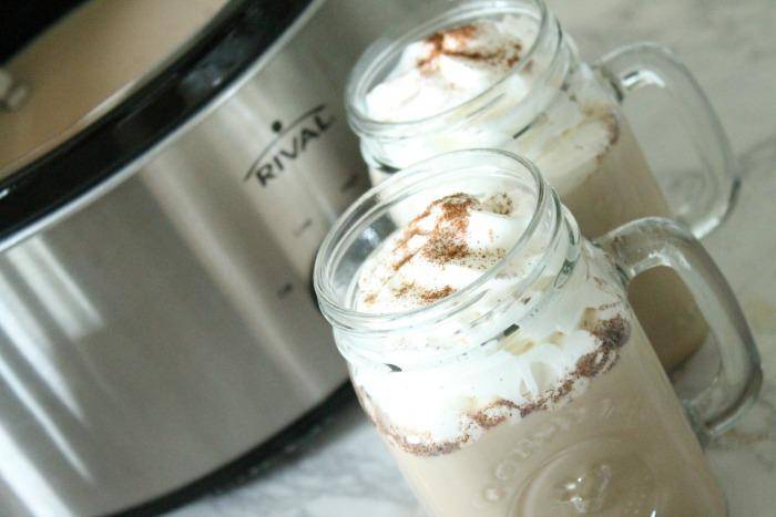 pumpkin spice crockpot lattes
