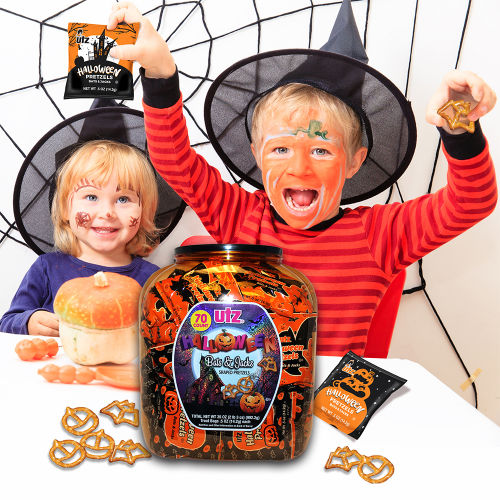 Utz Halloween Pretzel Barrel