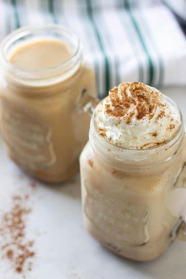 homemade pumpkin spice creamer drinks 
