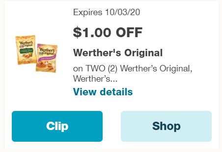 werther candy coupons