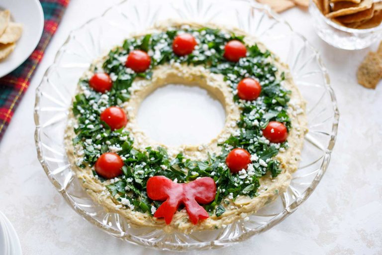 hummus wreath