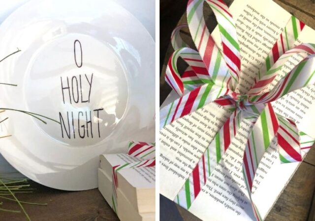 Christmas Decorations featuring Dollar Tree Items