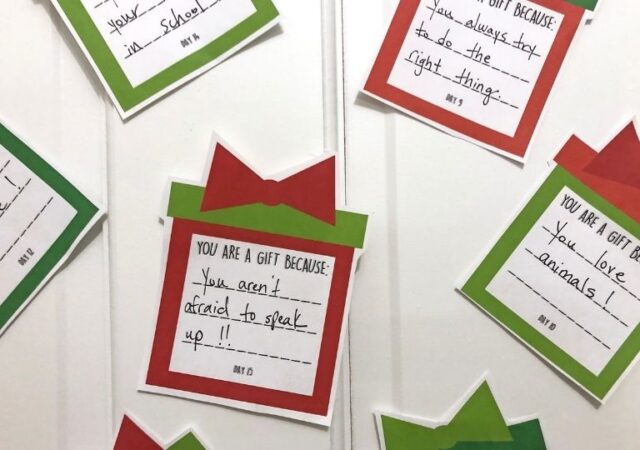 Christmas Door Idea for Kids printable