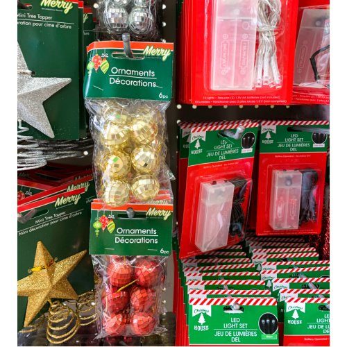 Dollar Tree Mini Christmas Tree Supplies now in store!