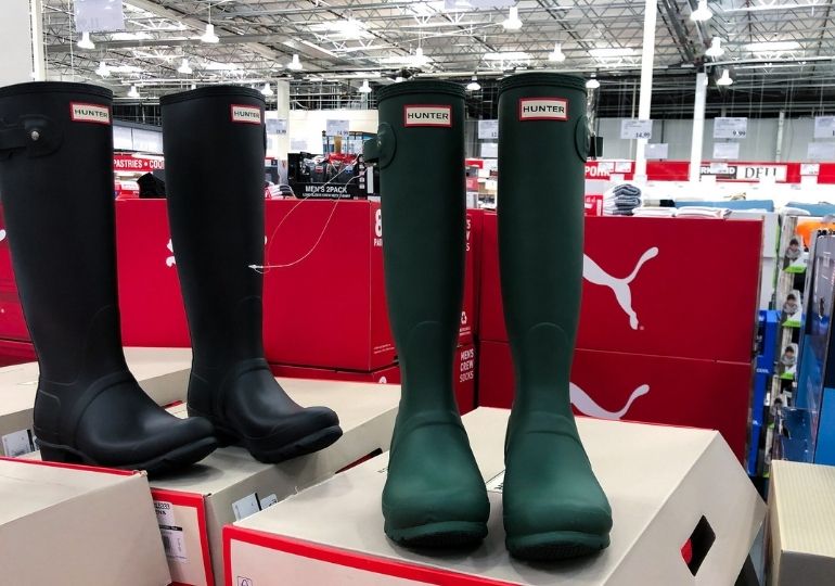 womens hunter rain boots clearance