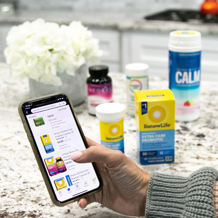 Ordering on the walmart app