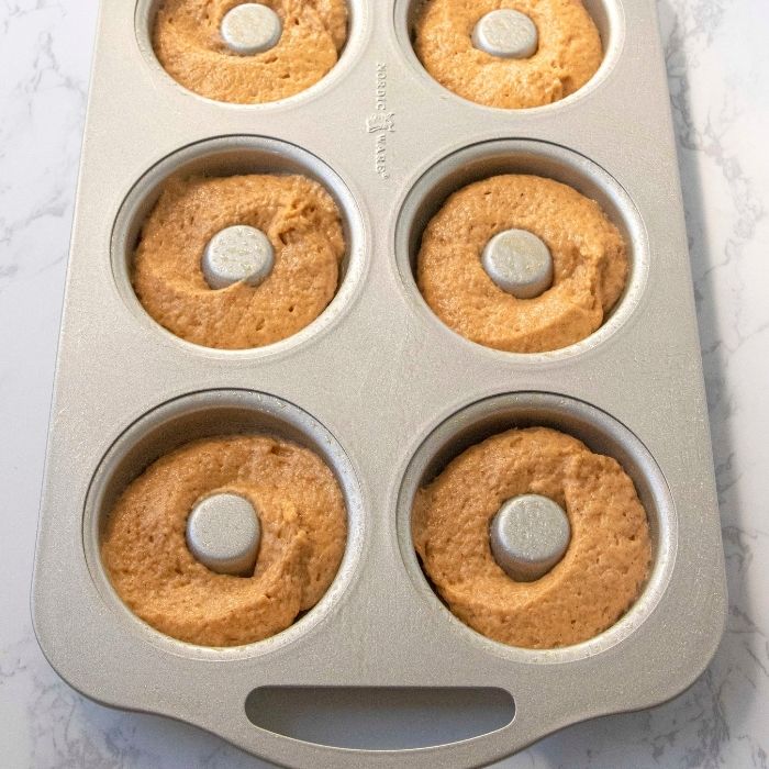 donuts in the donut pan