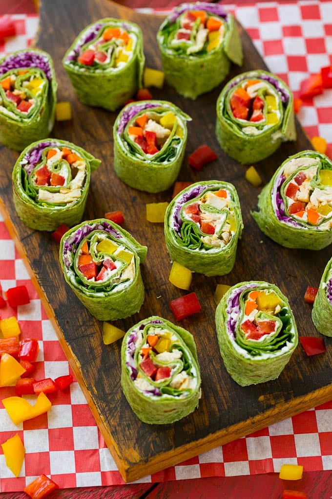 vegetable pinwheels 