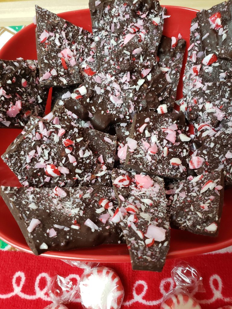 peppermint chocolate bark