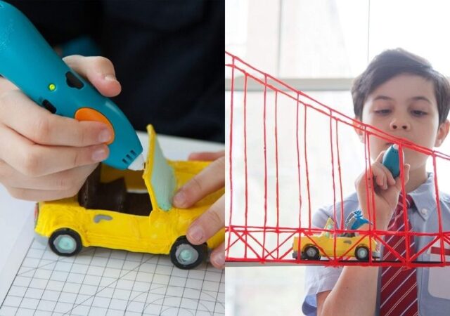 3D Pen Set on Sale - kids using 3d pens