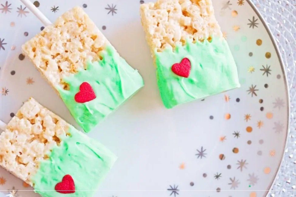grinch rice krispies 