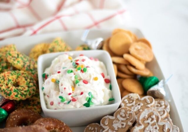 Christmas Funfetti Dip recipe