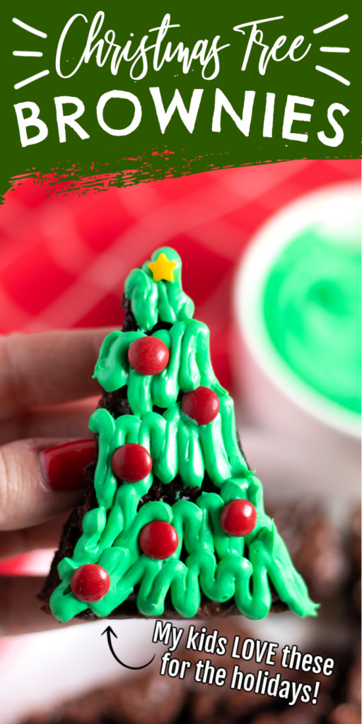 Christmas Tree Brownies