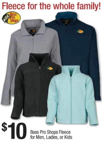 bass pro fleece jacket