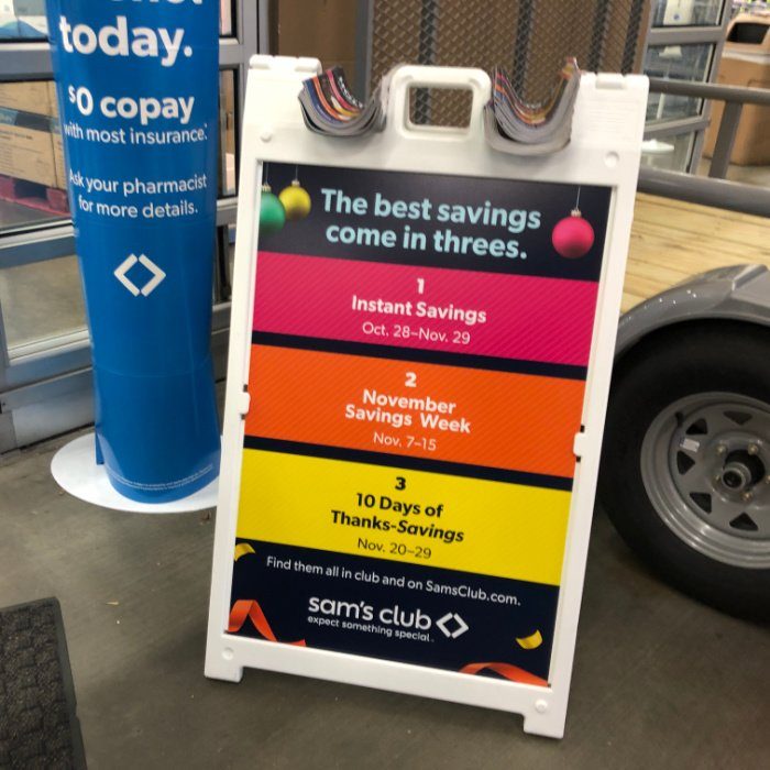 Sam's Club Savings Event November 2020