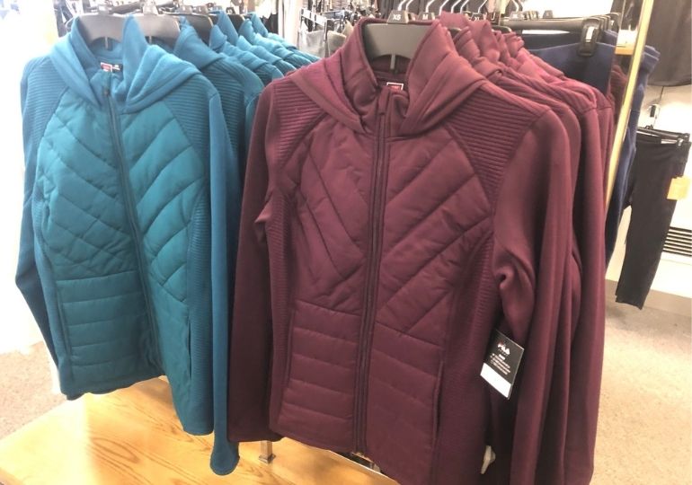 kohls fila womens jacket