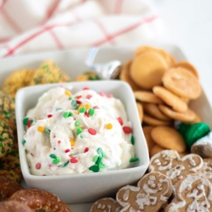 Funfetti Christmas dip