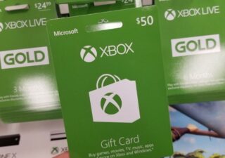 Xbox Gift Cards on Sale - gift card in store