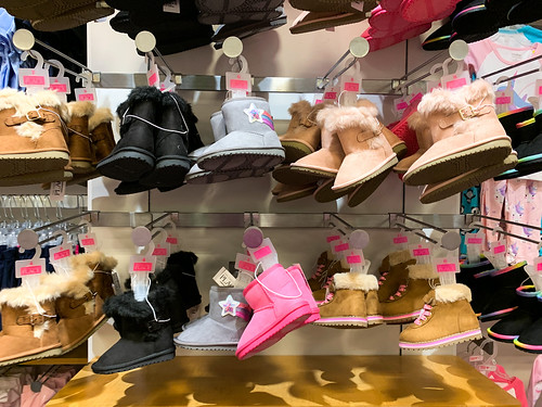 Children's place black boots hotsell