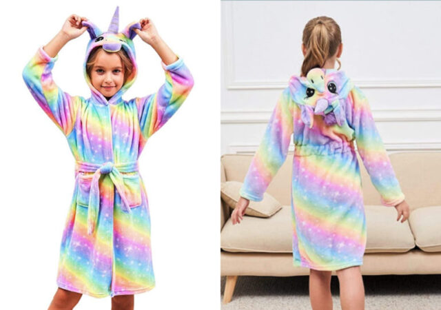 Girls Unicorn Robes
