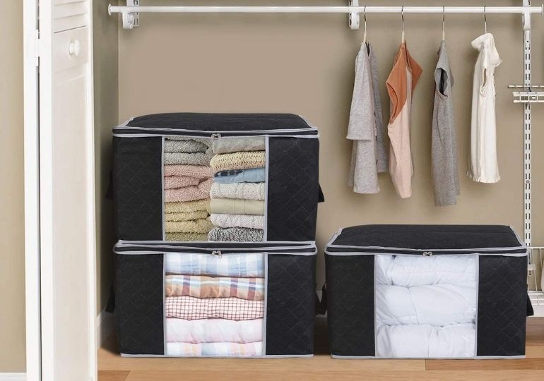 Clothes Storage Bags - storage bags in closet