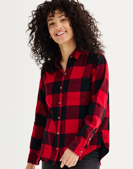 women's flannel shirts