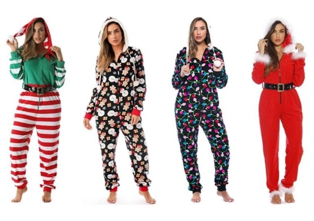 Adult Holiday Onesies - women in onesies
